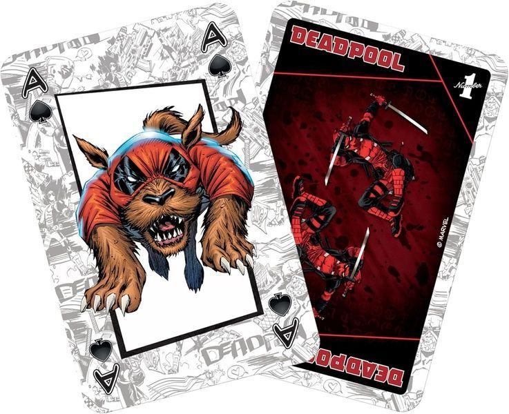 Игральные карты MARVEL Waddingtons No.1 - Deadpool WM04686-EN1-12 фото