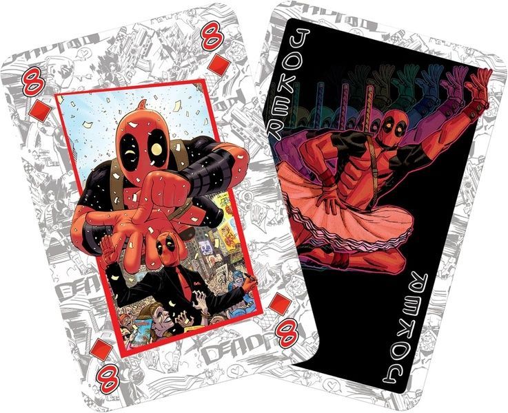 Игральные карты MARVEL Waddingtons No.1 - Deadpool WM04686-EN1-12 фото