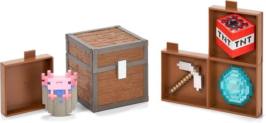 Атрибут из игры MINECRAFT Loot Chest - Caves (Майнкрафт) 10 см NN3492 фото