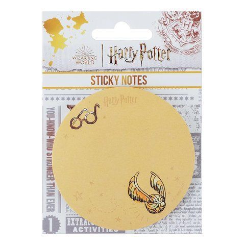 Блок бумаги с липким слоем Kite Harry Potter Снитч 7х7 см HP23-298-2 фото
