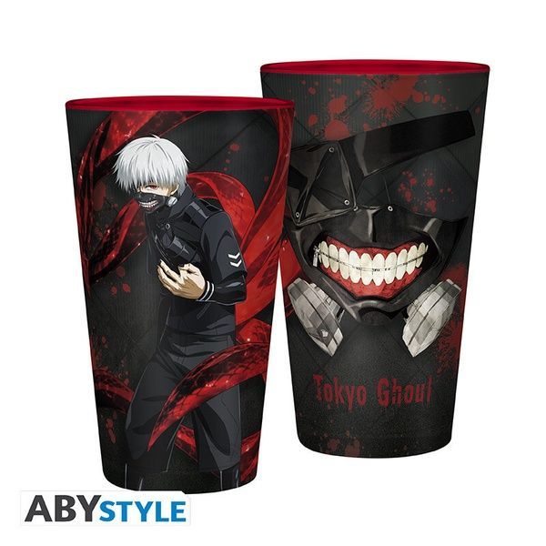 Склянка TOKYO GHOUL Kaneki and Mask Токийский Гуль 400 мл ABYVER186 фото