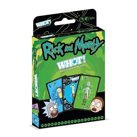 Гральні карти WINNING MOVES Rick and Morty! WHOT! Board Game WM02941-ML1-12 фото