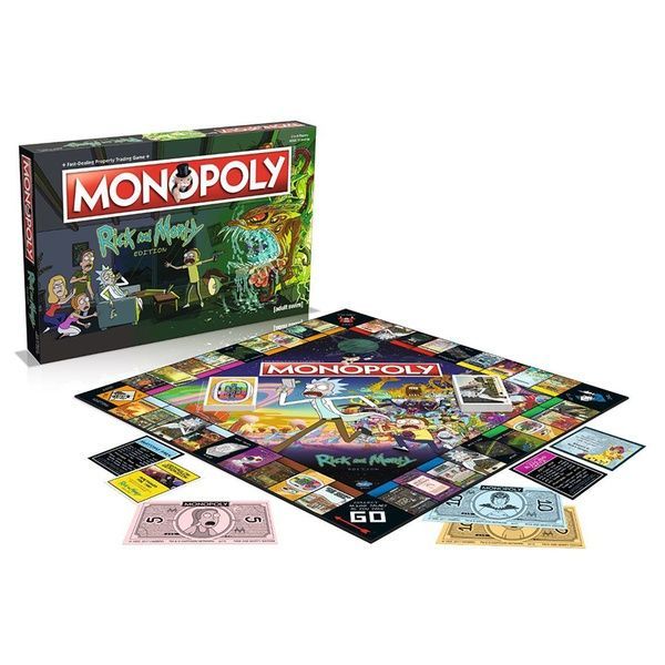 Настільна гра WINNING MOVES Rick and Morty Monopoly 2701 фото
