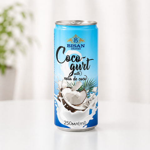 Напиток BISAN Cocogurt drink Original 250мл ж/б BS1002 фото