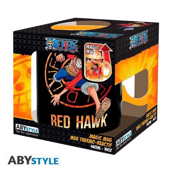 Чашка хамелеон ONE PIECE Luffy with Sabo 460 мл ABYMUGA445 фото