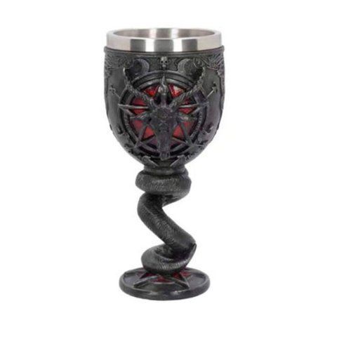 Бокал SATAN Stainless Steel 3D Skull 200 ml A006136R фото