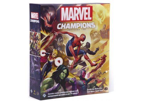 Чемпіони Марвел Marvel Champions. Карткова настільна гра KG2000 фото