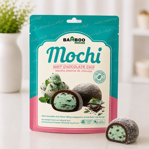 Моти Mint Chocolate Chip Mochi 180 г, ТМ Bamboo House 53-1-6 фото