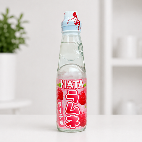 Японская газировка с шариком Ramune Lychee 200ml F103 фото