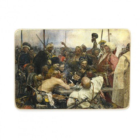 Wood Постер Cossacs writing a letter pvc0048 фото