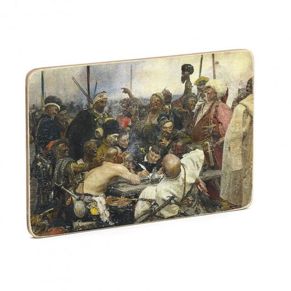 Wood Постер Cossacs writing a letter pvc0048 фото