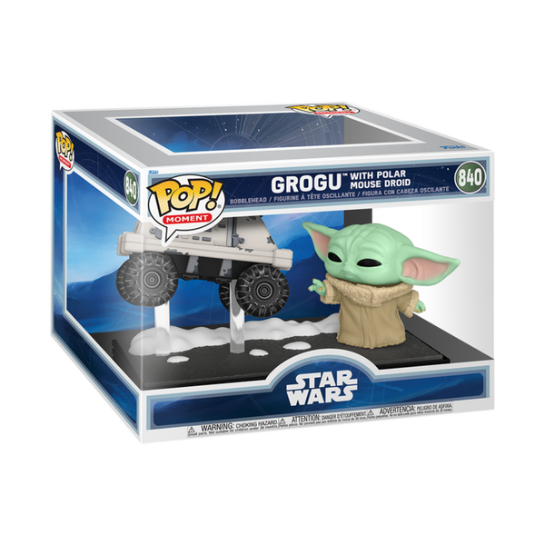 Фигурка Funko POP! Moment серии Мандалорец і Грогу - Грогу и Ремонтный дроид MSE-6 90813 фото