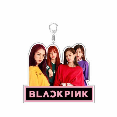 Акриловий брелок Black pink acrylic A258453D фото