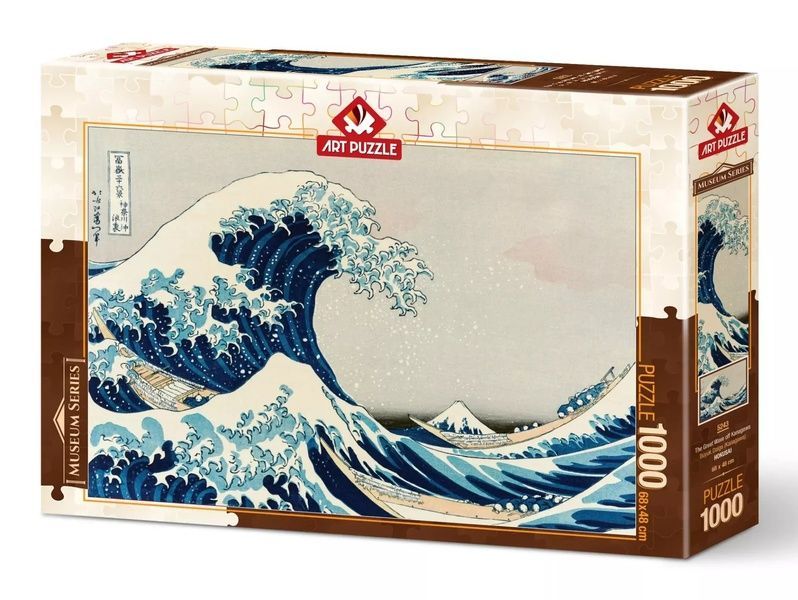 Пазл Большая волна в Канагаве, Кацусики Хокусая, 1000 элементов Art Puzzle The Great Wave ( Kanagawa) 5243 фото Пазл Большая волна в Канагаве, Кацусики Хокусая, 1000 элементов Art Puzzle The Great Wave ( Kanagawa) 5243 фото
