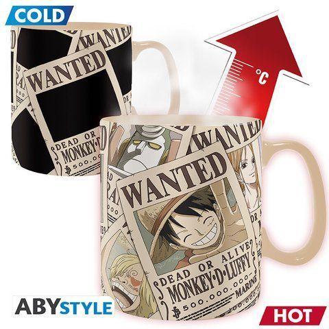 Чашка хамелеон ONE PIECE Wanted 460 мл ABYMUGA444 фото