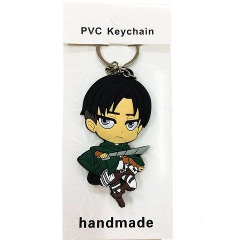 Брелок виниловый двухсторонний Attack on Titan Levi A052306 фото