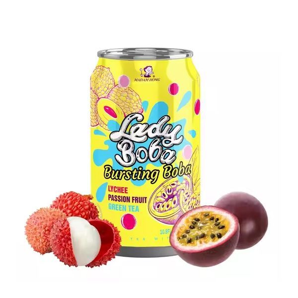 Напій б/а Lychee Passion Fruit Buble tea drink 320 ml F160 фото