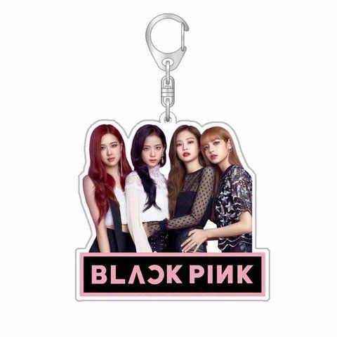 Акриловий брелок Black Pink acrylic A258453A фото