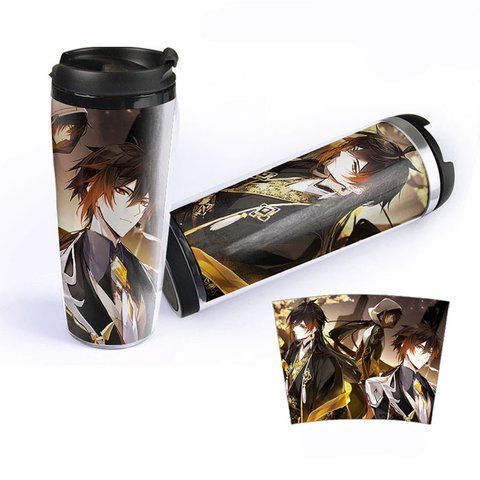 Дорожная кружка Genshin Impact Чжун Ли 400 ml A255013 фото