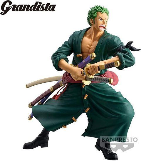 Коллекционная аниме фигурка ONE PIECE Grandista RORONOA ZORO GM_9107 фото