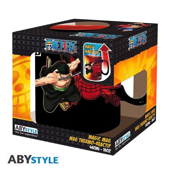 Чашка хамелеон ONE PIECE Mug Heat Change Zoro & Sanji ABYMUGA580 фото