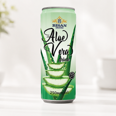 Напиток BISAN Aloe Vera drink Original 250мл ж/б BS1007 фото