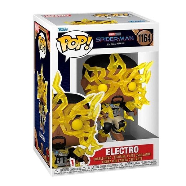 Коллекционная фигурка FUNKO POP! cерии "Человек-паук: Нет пути домой" S3 &ndash; ЭЛЕКТРО 67604 фото