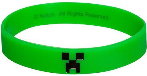 Браслет Minecraft Creeper Bracelet-Medium-Green JINX-2960 фото
