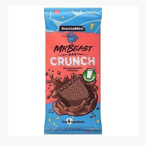 Шоколадний батончик Feastables Mr Beast Milk Chocolate Crunch Bar 35g SF1234 фото