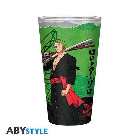Большой стакан ONE PIECE Large Glass Zoro ABYVER297 фото