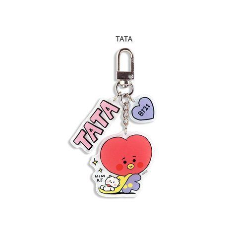 Брелок BTS BT21 star TATA acrylic A256828A фото