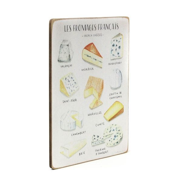 Wood постер Les Fromages Francias pvk0055 фото