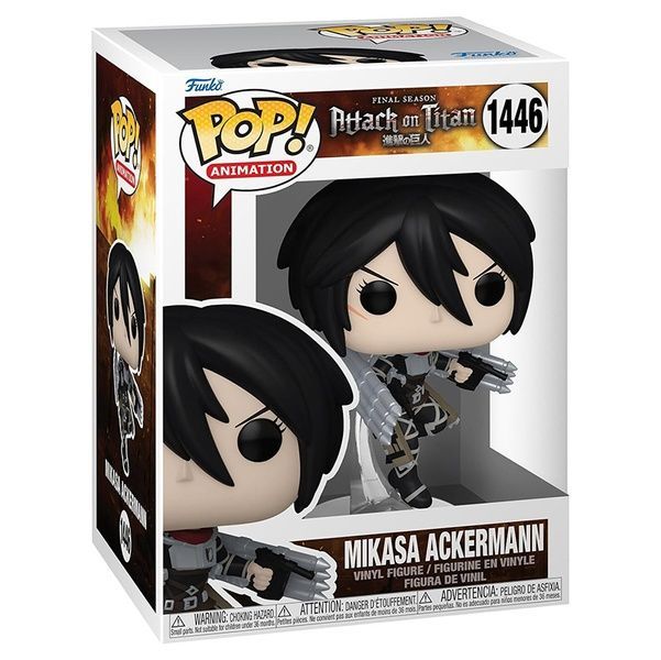 Фигурка Funko POP! серии " Атака Титанов" - Микаса Аккерман 67929 фото