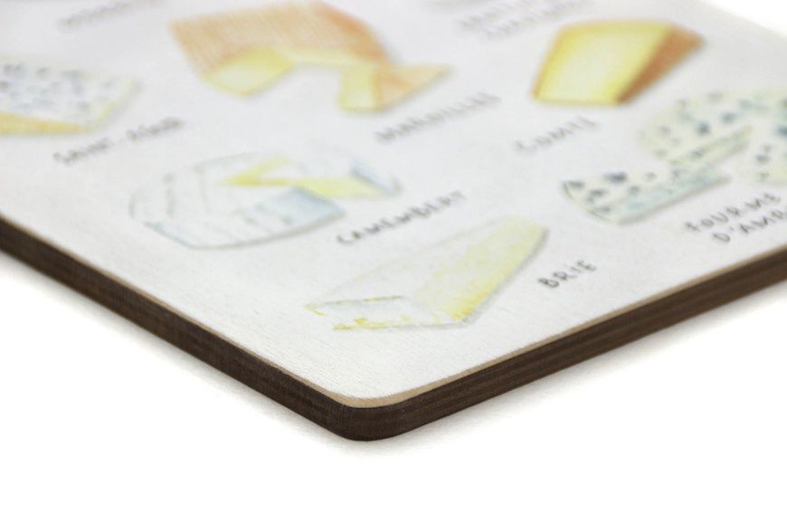 Wood постер Les Fromages Francias pvk0055 фото