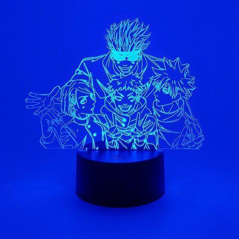 Настольный светильник-ночник Магическая Битва Jujutsu Kaisen 7 цветов + USB A252634K фото