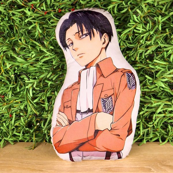 Подушка Attack on Titan - Леві 45 см P1125 фото