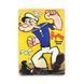 Wood Постер Popeye #2 Yellow pvf0070 фото 1