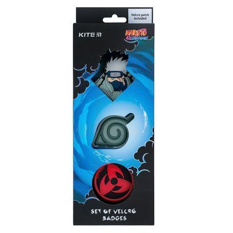 Набір бейджів на липучці Kite Naruto Какаши NR24-3012-2 фото