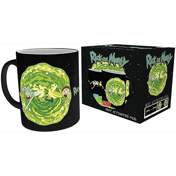Кружка теплочутлива Rick and Morty Portal MGH0053 фото