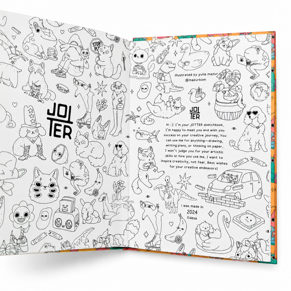 Скетчбук Jotter Песики, В5, 130стр. jotter115B5130dog фото