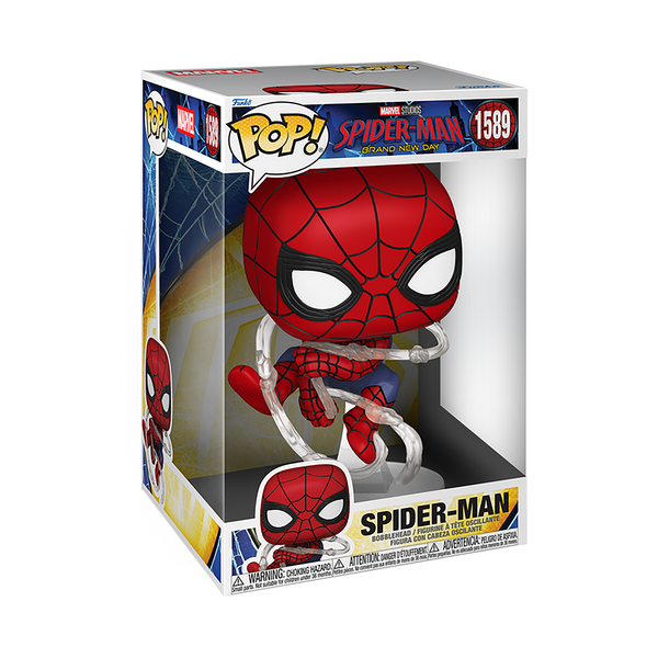Фігурка Funko POP! серії Людина-павук: Абсолютно новий день - Людина-павук (25 см) 83966 фото