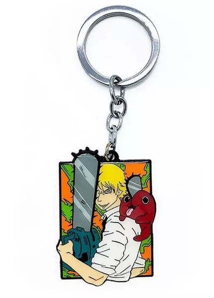 Брелок Chainsaw Man Denji and Pochita A256432keychain3 фото
