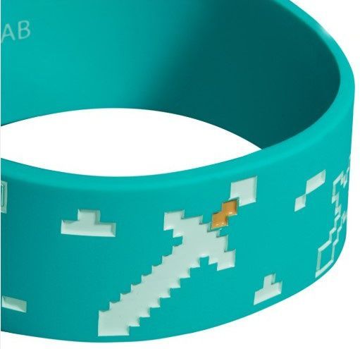 Браслет Minecraft Explorer Rubber Bracelet-One Size-MultiColor JINX-6221 фото