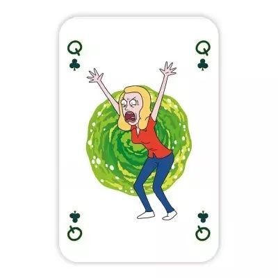 Гральні картки WINNING MOVES Rick and Morty Waddingtons No.1 Playing Cards WM02910-EN1-12 фото
