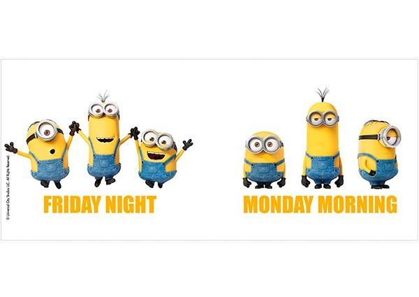 Чашка Миньоны MINIONS Friday vs Monday ABYMUG791 фото