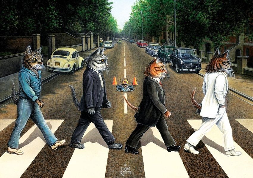 Пазл Abbey Road, 1000 эл. Art Puzzle Cat Path 5193 фото
