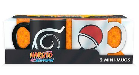 Набір чашок NARUTO SHIPPUDEN Konoha and Uchiha ABYMUG265 фото