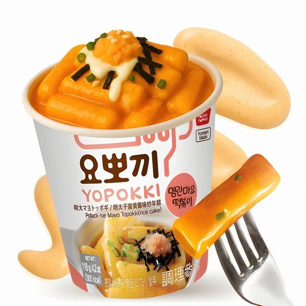 Токпокі Yopokki Pollack Roe Mayo Cup 118g НФ-00000548 фото