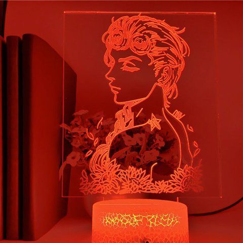 Настільний світильник-нічник Джорно Джованна JoJo's Bizarre Adventure 7 кольорів + USB A252628A фото