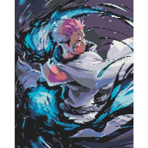 Алмазная мозаика Jujutsu Kaisen Ремен Сукуна 40*50 см OD13860 фото